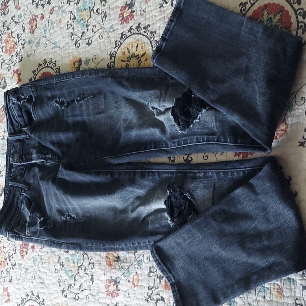 American Eagle, black, men's jeans